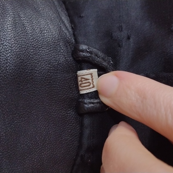 80s vintage Turkish leather wrap jacket - so epic - Picture 8 of 9